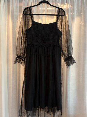 Sandy Liang for Target Smocked Tulle Dress